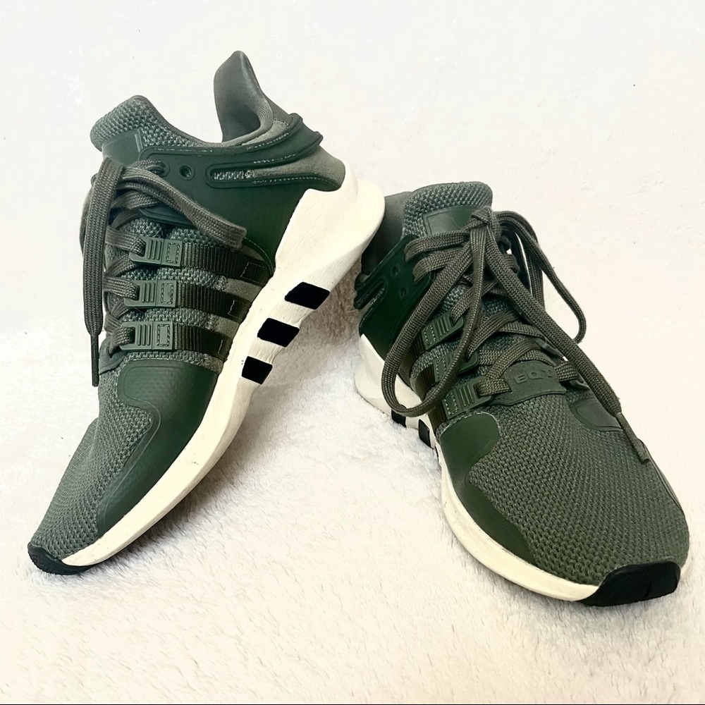 Gently used adidas EQT Support ADV Olive